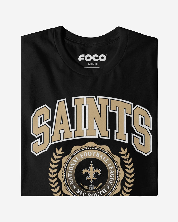 New Orleans Saints Team Crest T-Shirt FOCO - FOCO.com