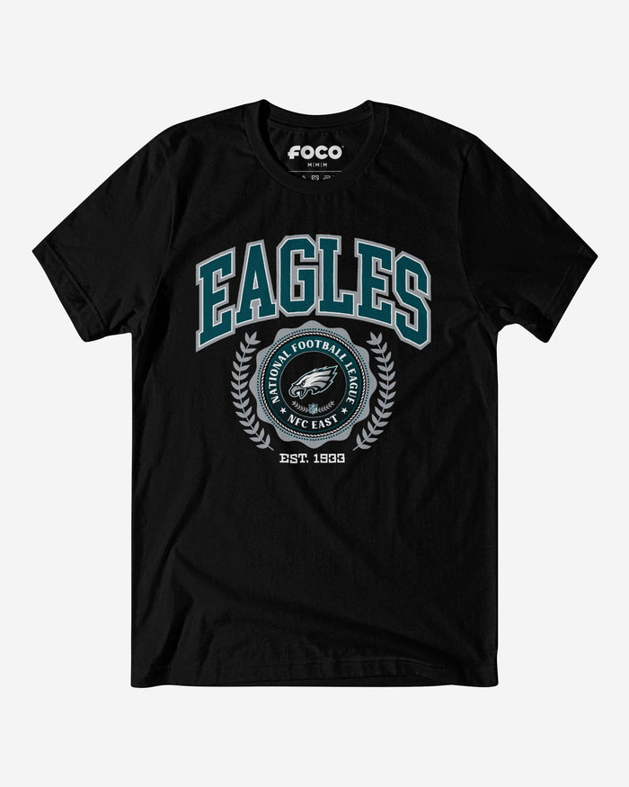 Philadelphia Eagles Team Crest T-Shirt FOCO Black S - FOCO.com