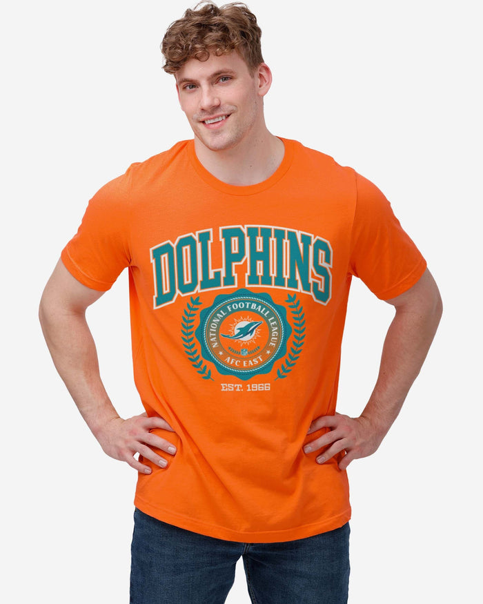 Miami Dolphins Team Crest T-Shirt FOCO - FOCO.com