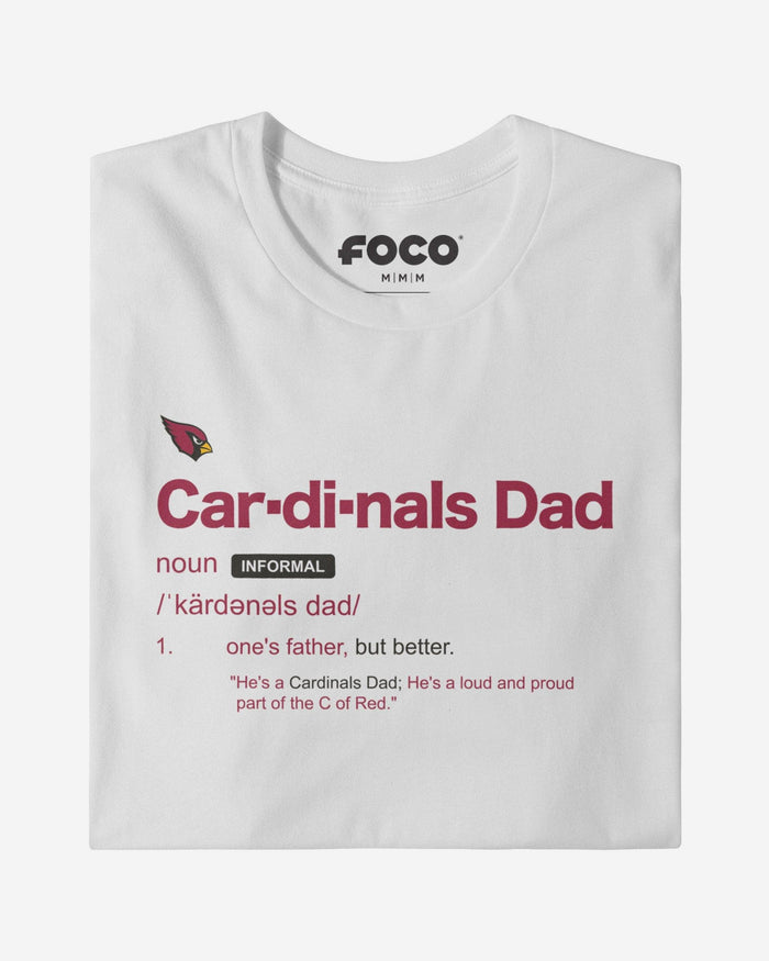 Arizona Cardinals Dad Definition T-Shirt FOCO S - FOCO.com