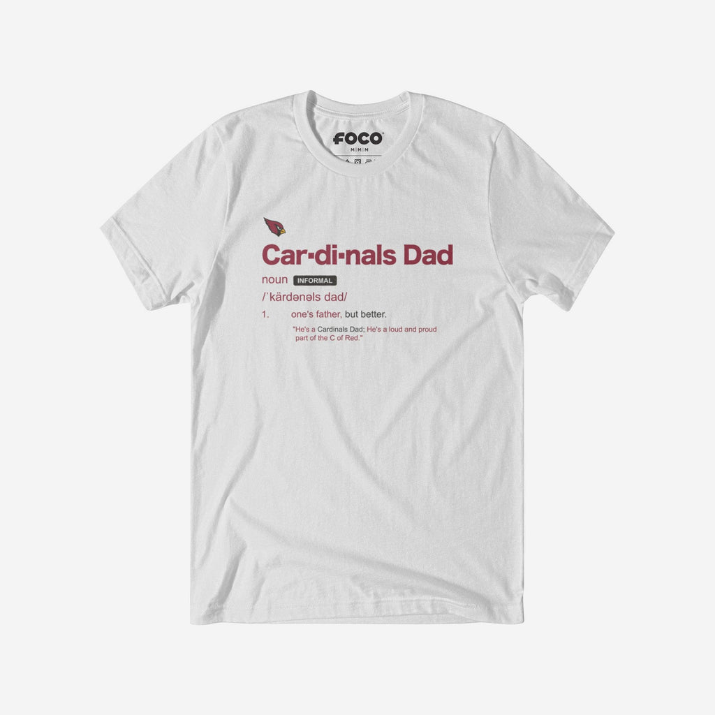 Arizona Cardinals Dad Definition T-Shirt FOCO S - FOCO.com