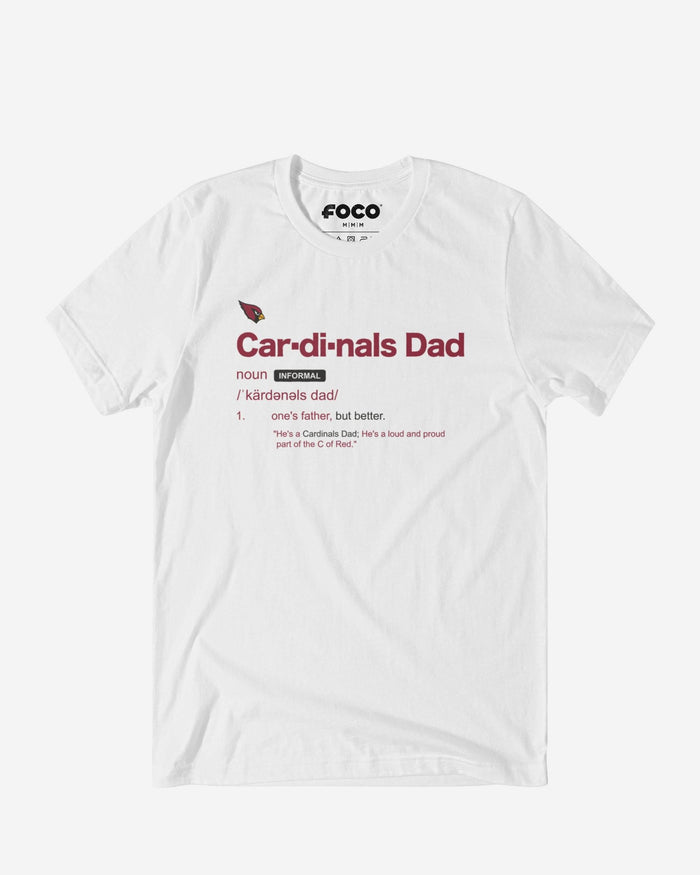 Arizona Cardinals Dad Definition T-Shirt FOCO S - FOCO.com