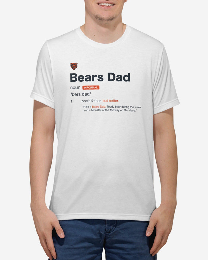 Chicago Bears Dad Definition T-Shirt FOCO S - FOCO.com