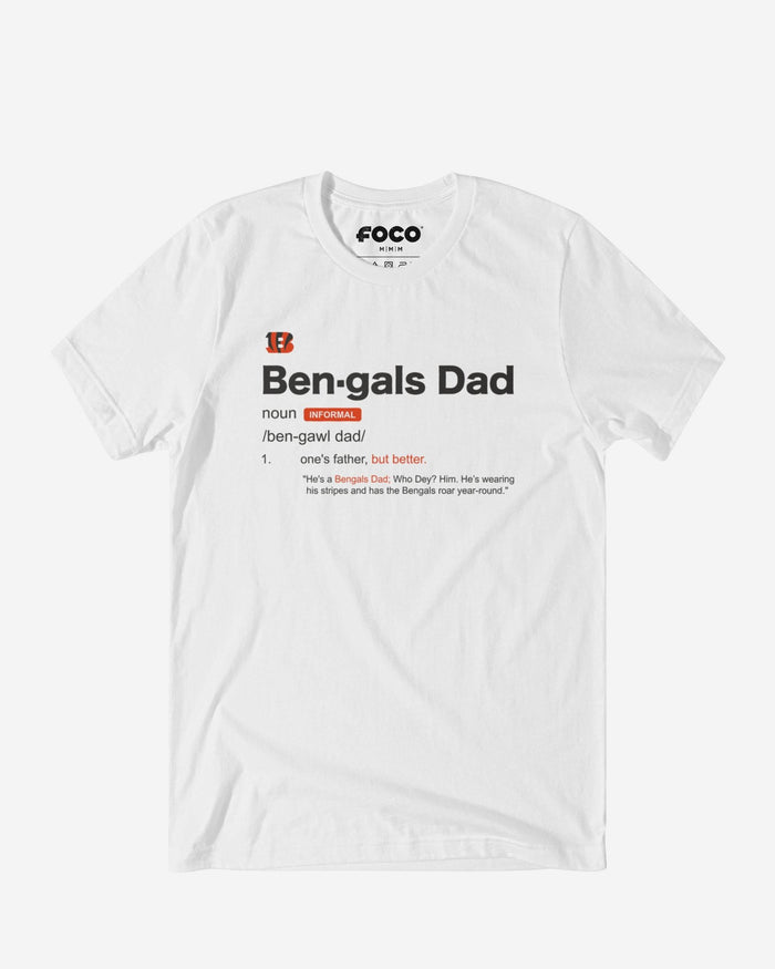 Cincinnati Bengals Dad Definition T-Shirt FOCO S - FOCO.com