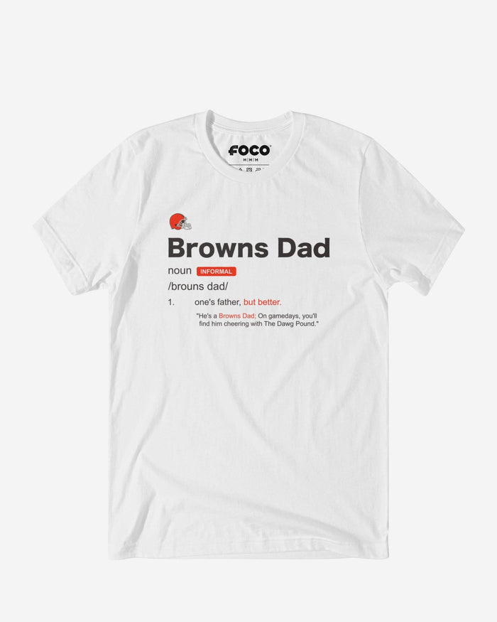 Cleveland Browns Dad Definition T-Shirt FOCO S - FOCO.com