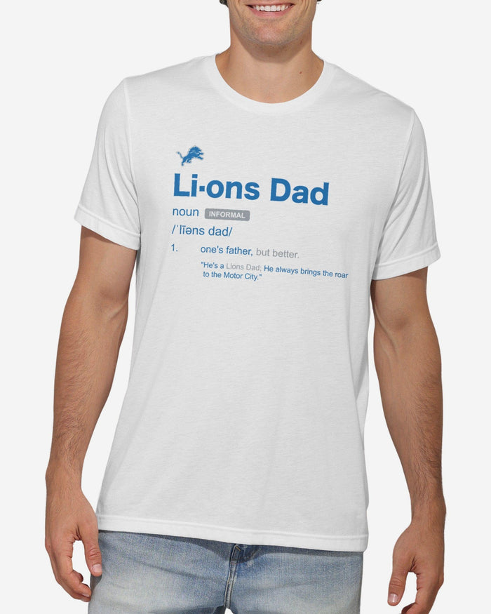 Detroit Lions Dad Definition T-Shirt FOCO S - FOCO.com