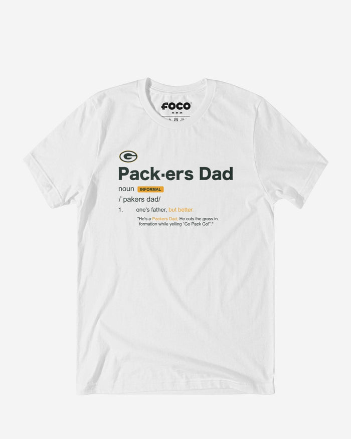 Green Bay Packers Dad Definition T-Shirt FOCO S - FOCO.com