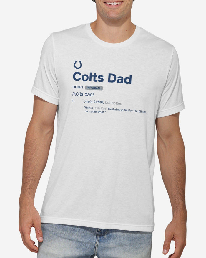 Indianapolis Colts Dad Definition T-Shirt FOCO S - FOCO.com