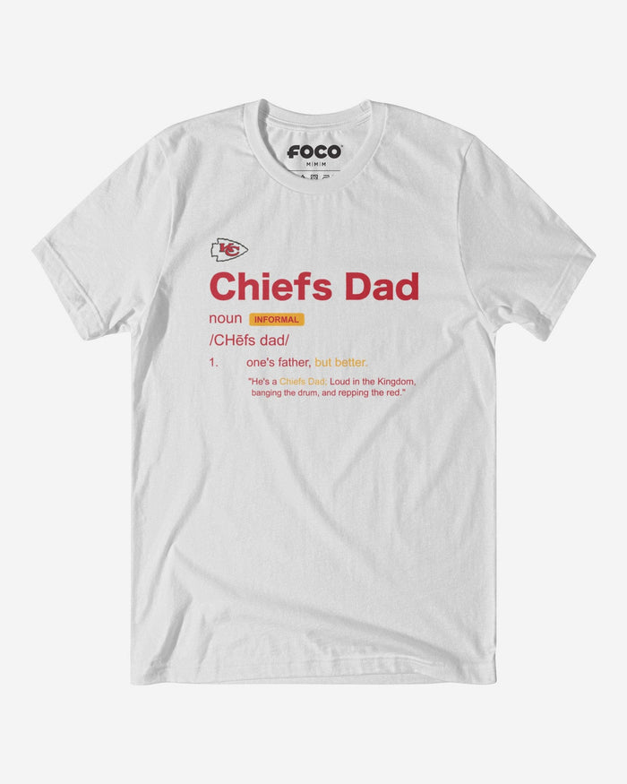 Kansas City Chiefs Dad Definition T-Shirt FOCO S - FOCO.com