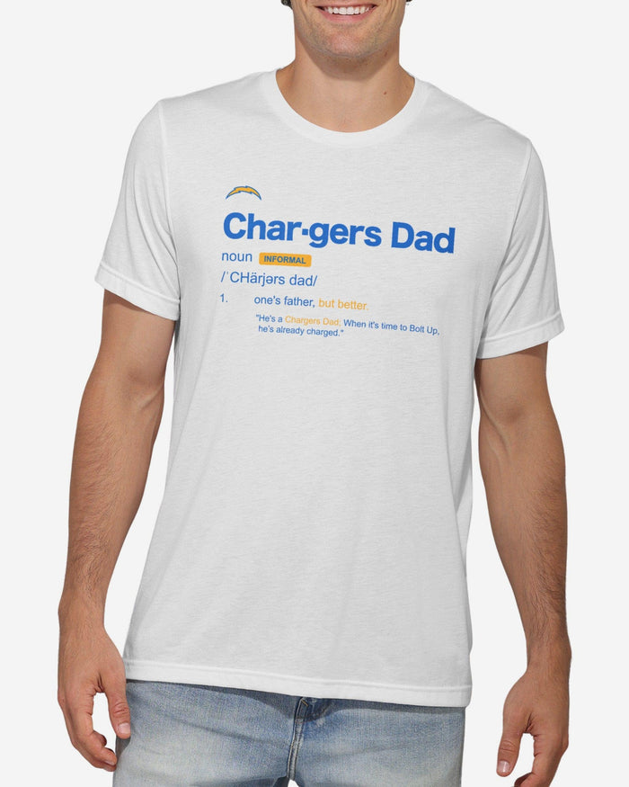 Los Angeles Chargers Dad Definition T-Shirt FOCO S - FOCO.com