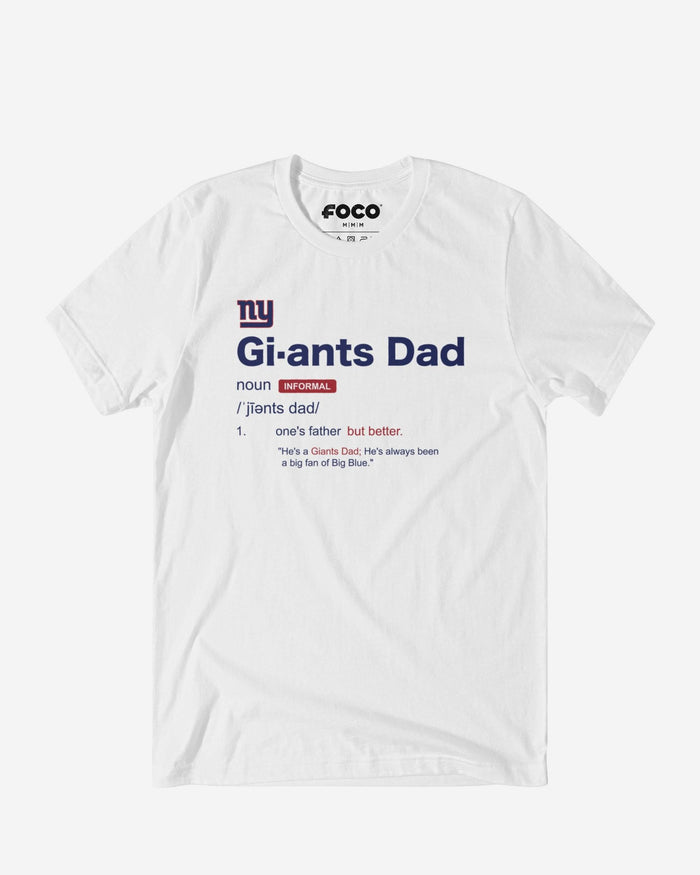 New York Giants Dad Definition T-Shirt FOCO S - FOCO.com