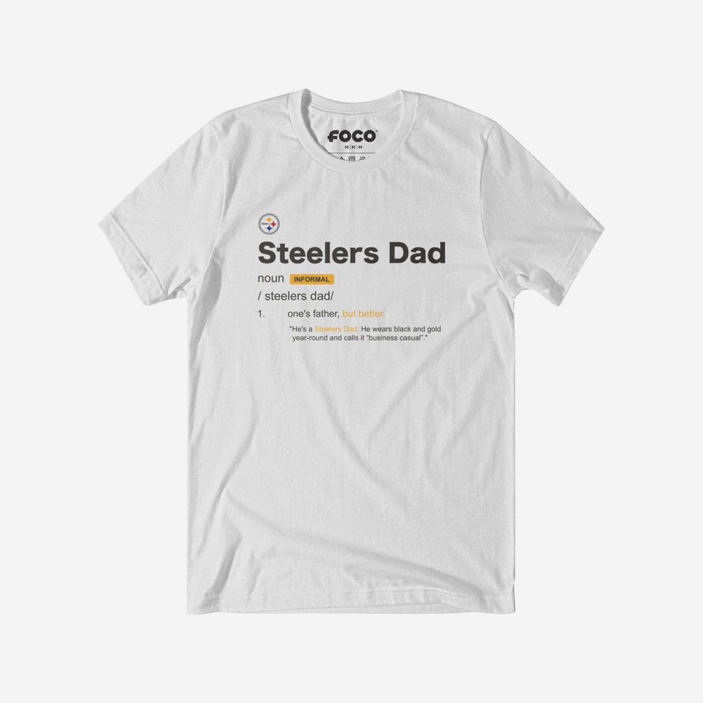 Pittsburgh Steelers Dad Definition T-Shirt FOCO S - FOCO.com