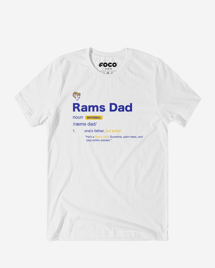 Los Angeles Rams Dad Definition T-Shirt FOCO S - FOCO.com