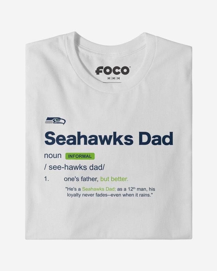 Seattle Seahawks Dad Definition T-Shirt FOCO S - FOCO.com