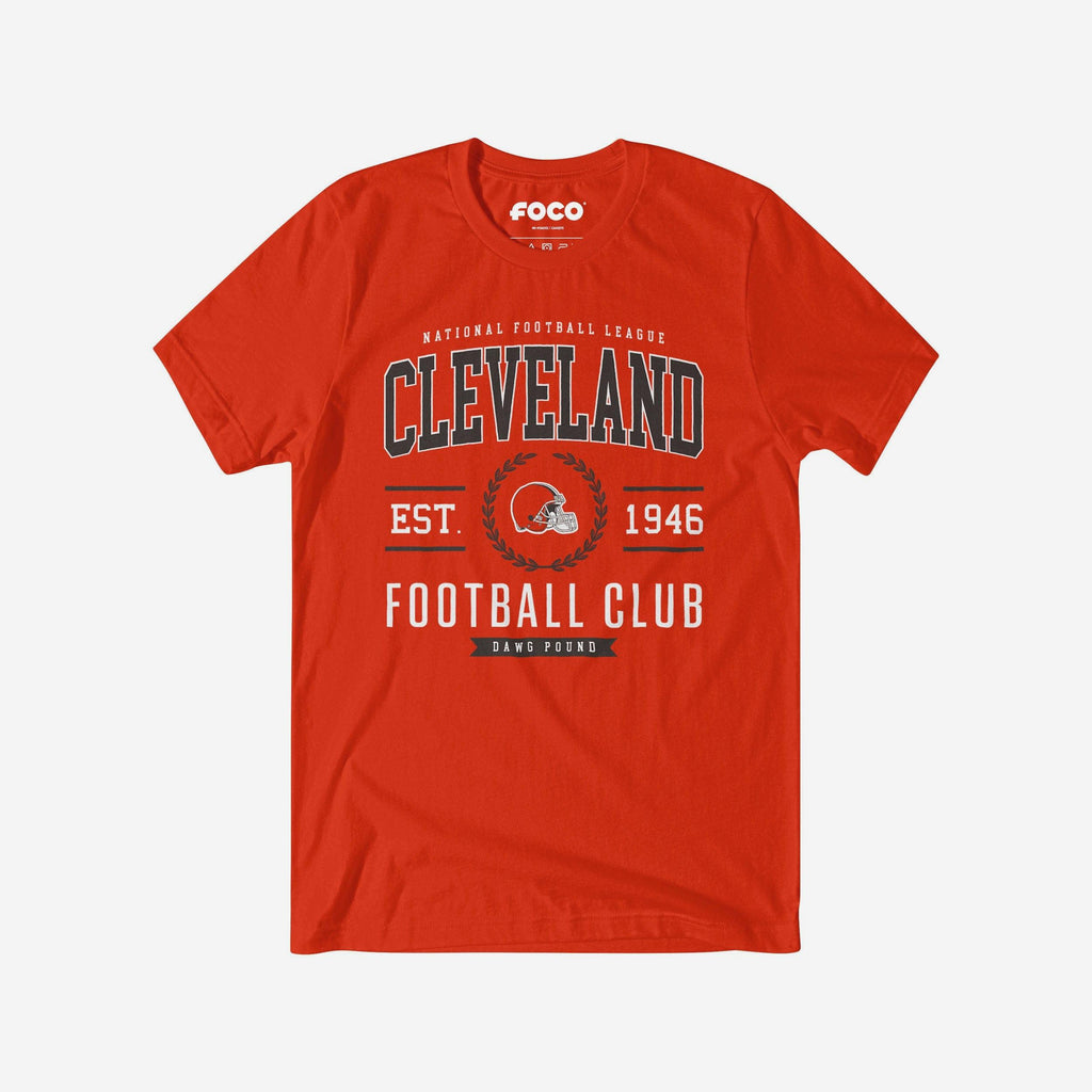 Cleveland Browns Football Club T-Shirt FOCO Poppy S - FOCO.com
