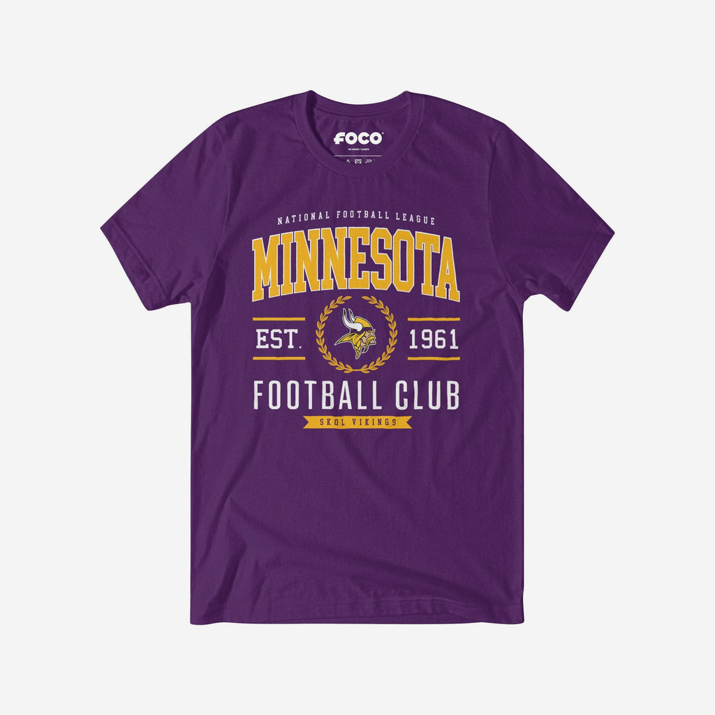 Minnesota Vikings Football Club T-Shirt FOCO Team Purple S - FOCO.com
