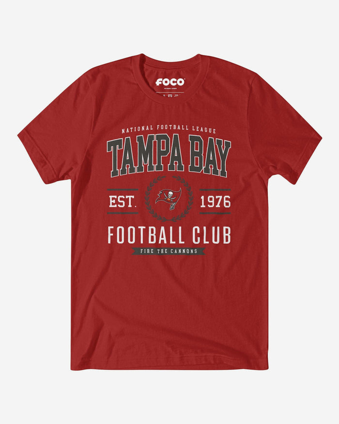 Tampa Bay Buccaneers Football Club T-Shirt FOCO Canvas Red S - FOCO.com