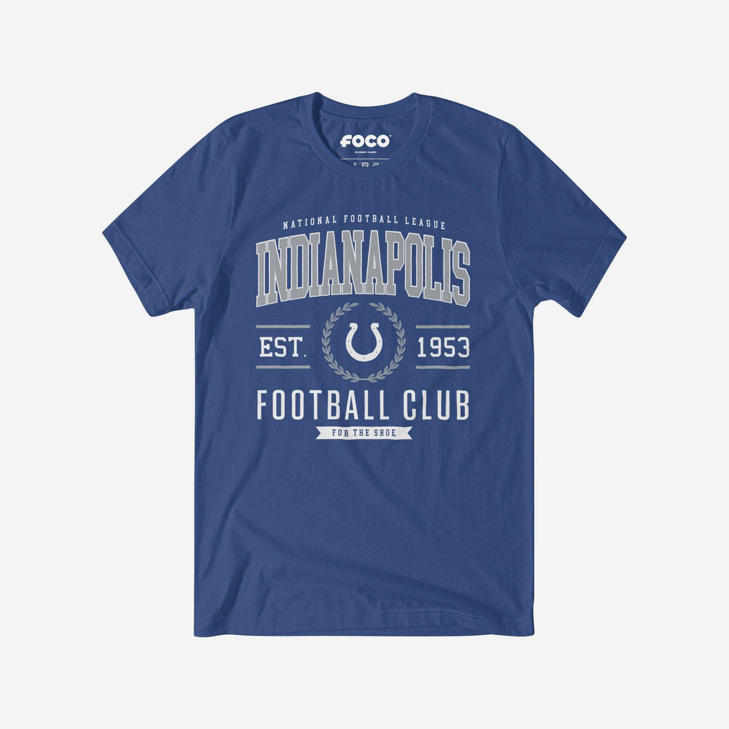 Indianapolis Colts Football Club T-Shirt FOCO True Royal S - FOCO.com