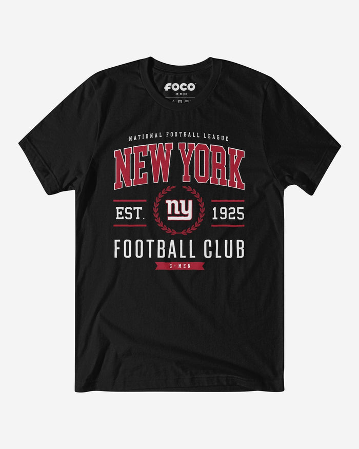 New York Giants Football Club T-Shirt FOCO Black S - FOCO.com
