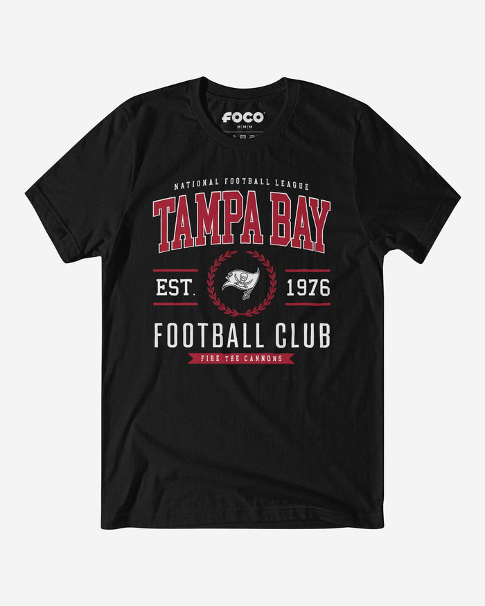 Tampa Bay Buccaneers Football Club T-Shirt FOCO Black S - FOCO.com