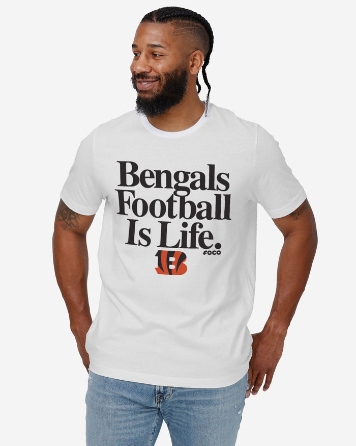 Cincinnati Bengals Football is Life T-Shirt FOCO - FOCO.com