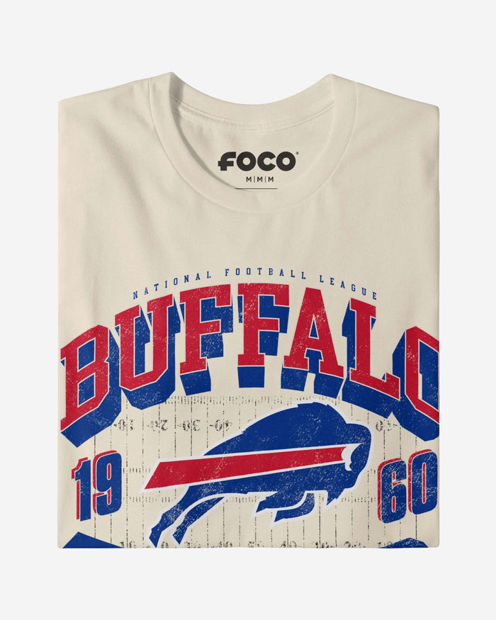 Buffalo Bills Field Arched Wordmark T-Shirt FOCO - FOCO.com