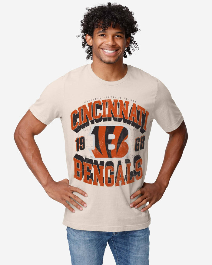 Cincinnati Bengals Field Arched Wordmark T-Shirt FOCO - FOCO.com