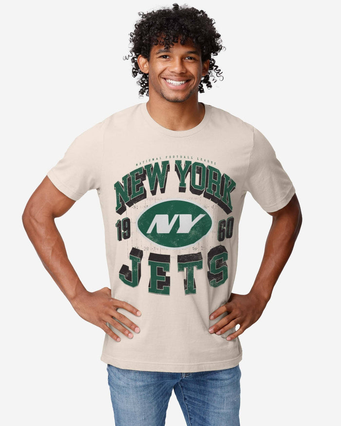 New York Jets Field Arched Wordmark T-Shirt FOCO - FOCO.com