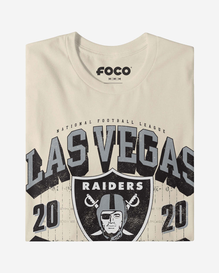 Las Vegas Raiders Field Arched Wordmark T-Shirt FOCO - FOCO.com