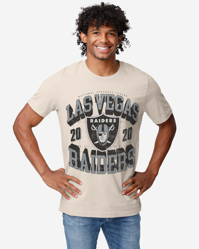 Las Vegas Raiders Field Arched Wordmark T-Shirt FOCO - FOCO.com