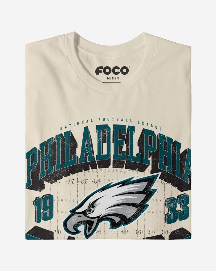 Philadelphia Eagles Field Arched Wordmark T-Shirt FOCO - FOCO.com