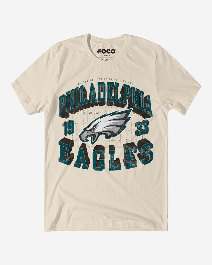 Philadelphia Eagles Field Arched Wordmark T-Shirt FOCO S - FOCO.com