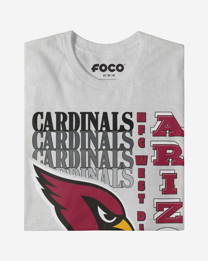 Arizona Cardinals Gradient Wordmark T-Shirt FOCO - FOCO.com