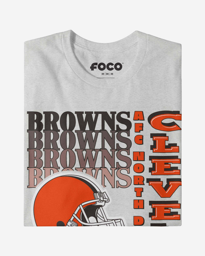 Cleveland Browns Gradient Wordmark T-Shirt FOCO - FOCO.com