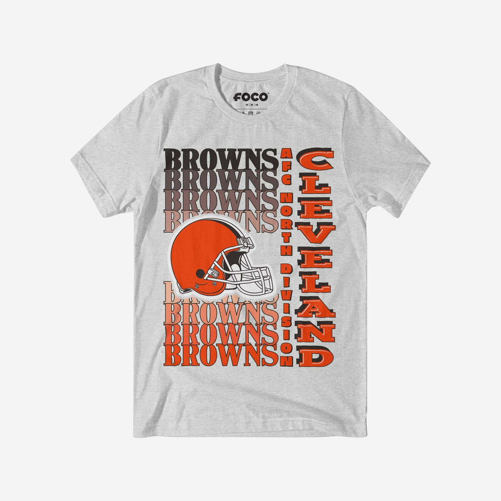 Cleveland Browns Gradient Wordmark T-Shirt FOCO S - FOCO.com