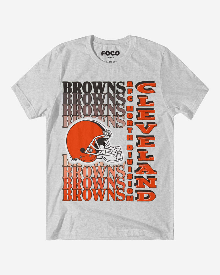 Cleveland Browns Gradient Wordmark T-Shirt FOCO S - FOCO.com