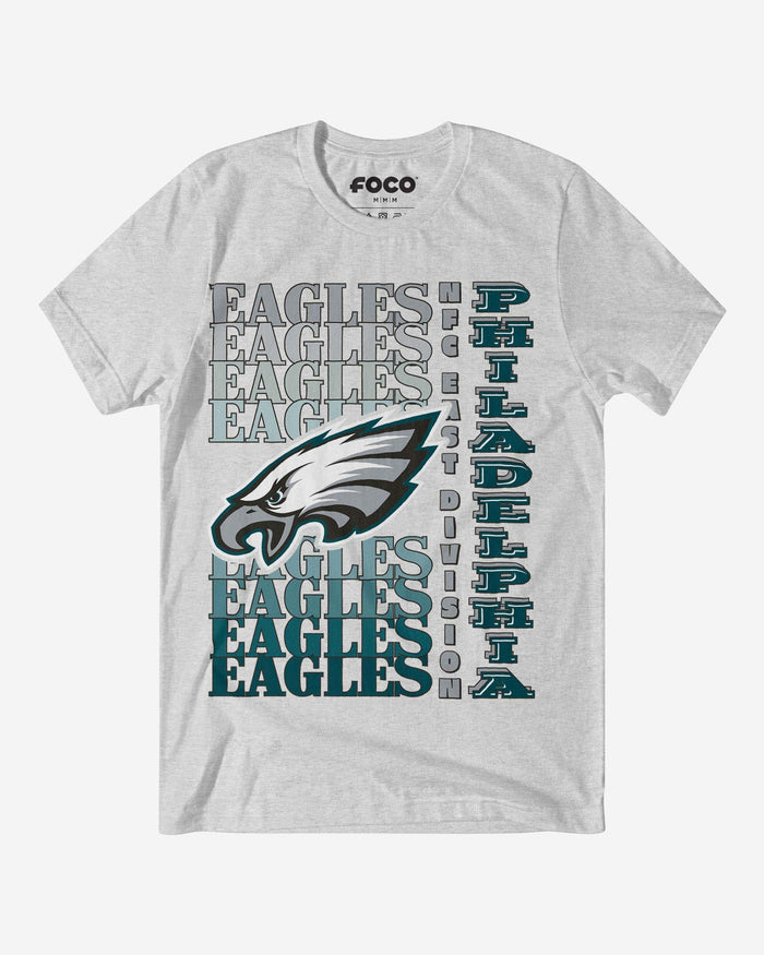 Philadelphia Eagles Gradient Wordmark T-Shirt FOCO S - FOCO.com