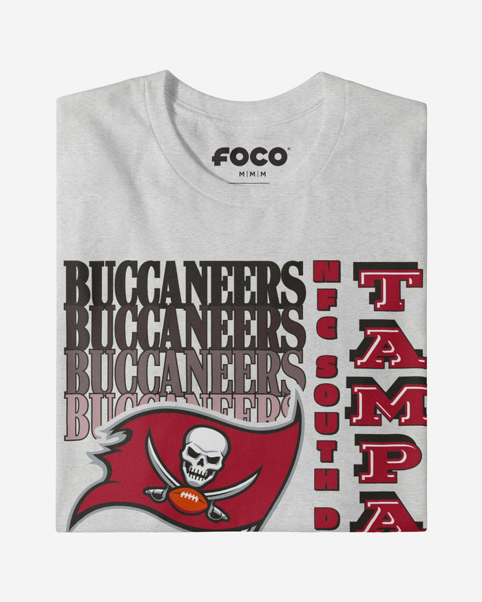 Tampa Bay Buccaneers Gradient Wordmark T-Shirt FOCO - FOCO.com