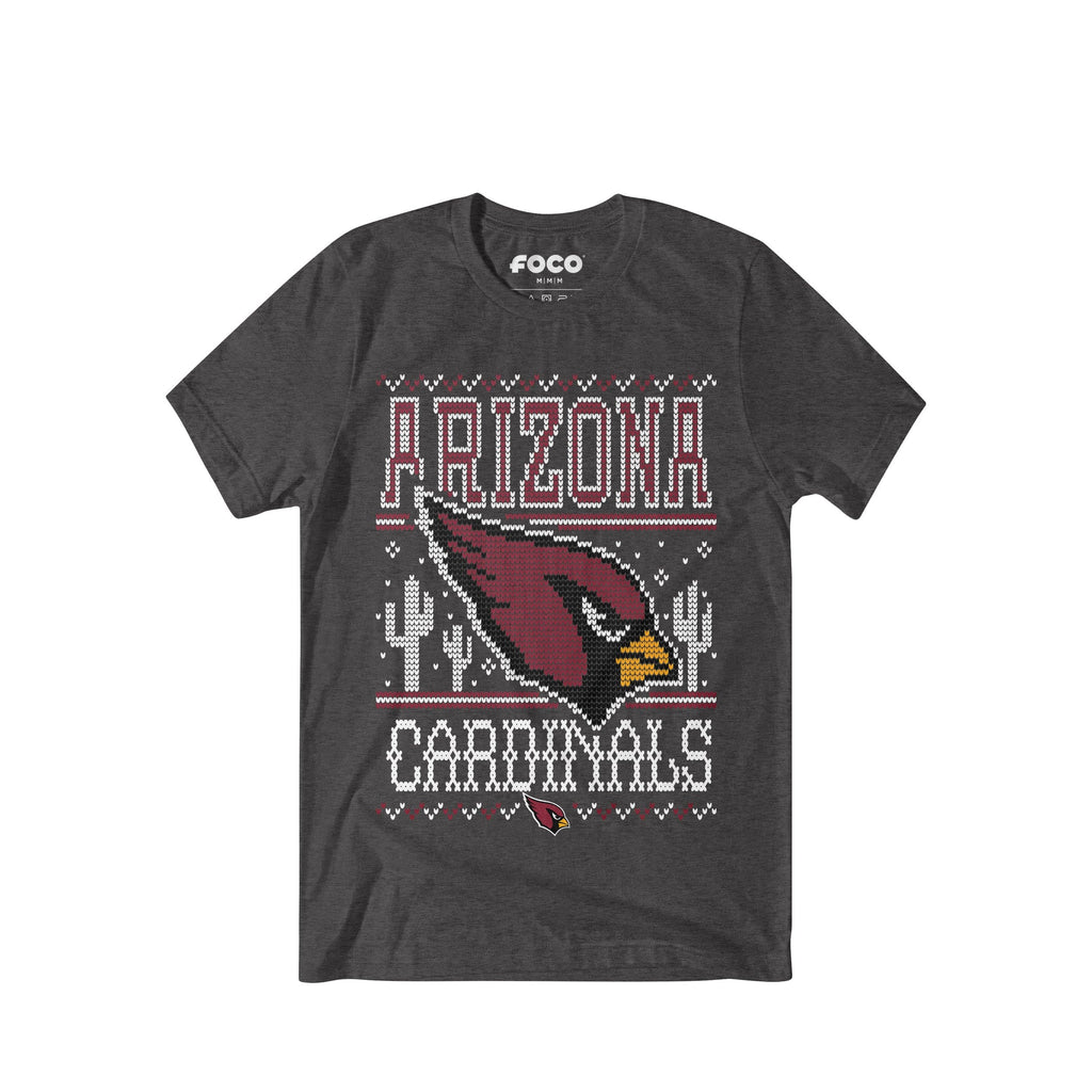 Arizona Cardinals Holiday T-Shirt FOCO S - FOCO.com