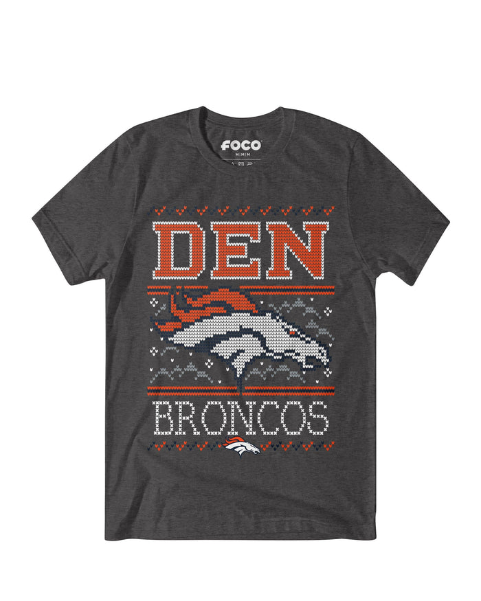 Denver Broncos Holiday T-Shirt FOCO S - FOCO.com