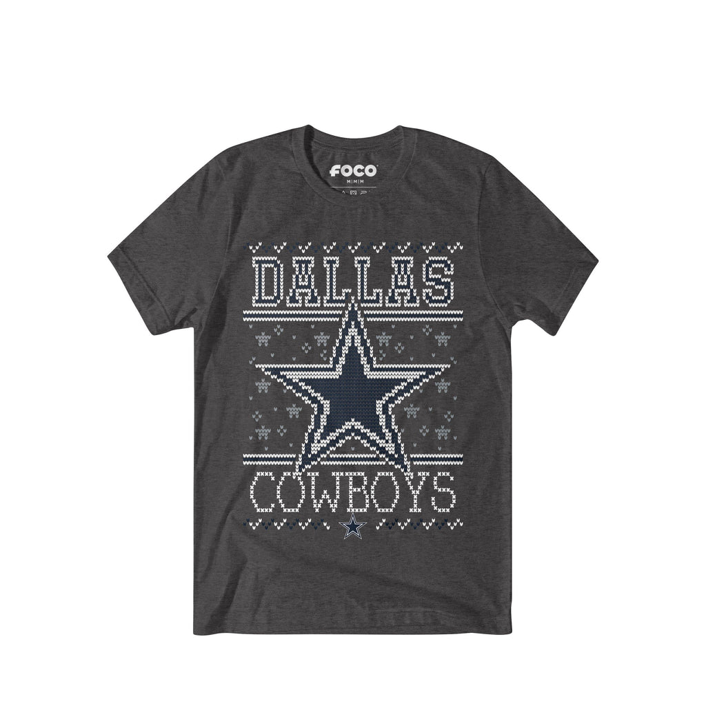 Dallas Cowboys Holiday T-Shirt FOCO S - FOCO.com