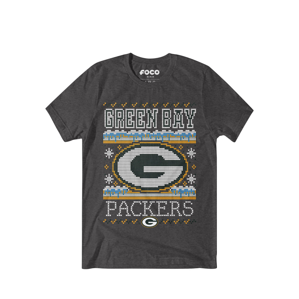 Green Bay Packers Holiday T-Shirt FOCO S - FOCO.com