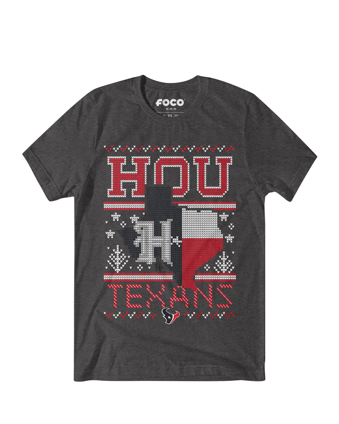 Houston Texans Holiday T-Shirt FOCO S - FOCO.com