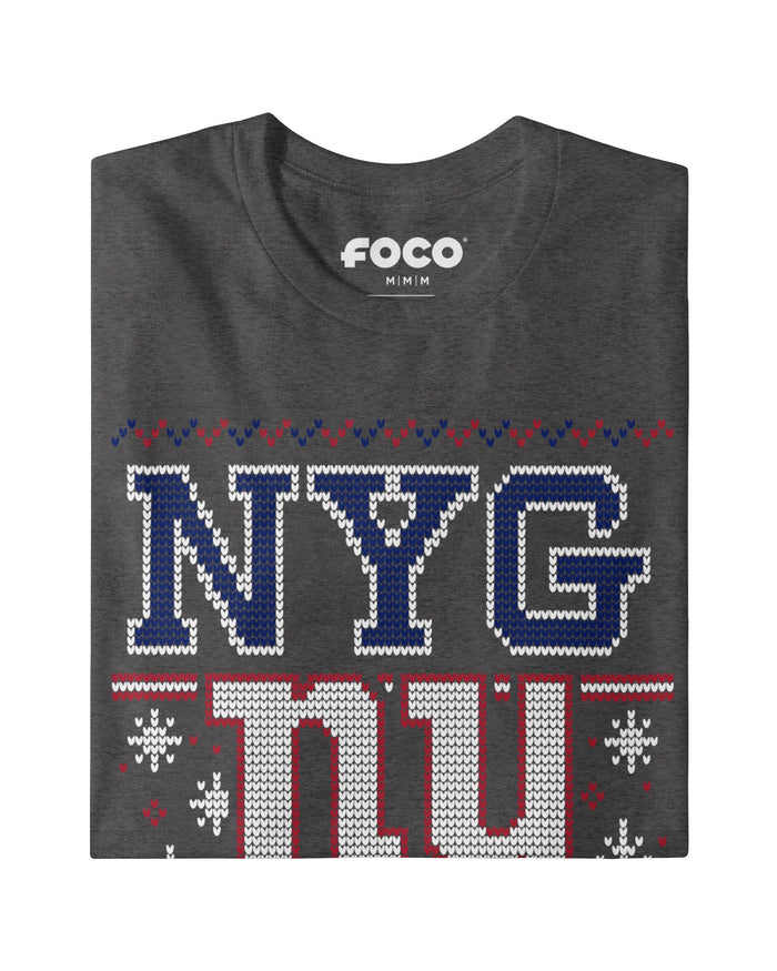 New York Giants Holiday T-Shirt FOCO S - FOCO.com