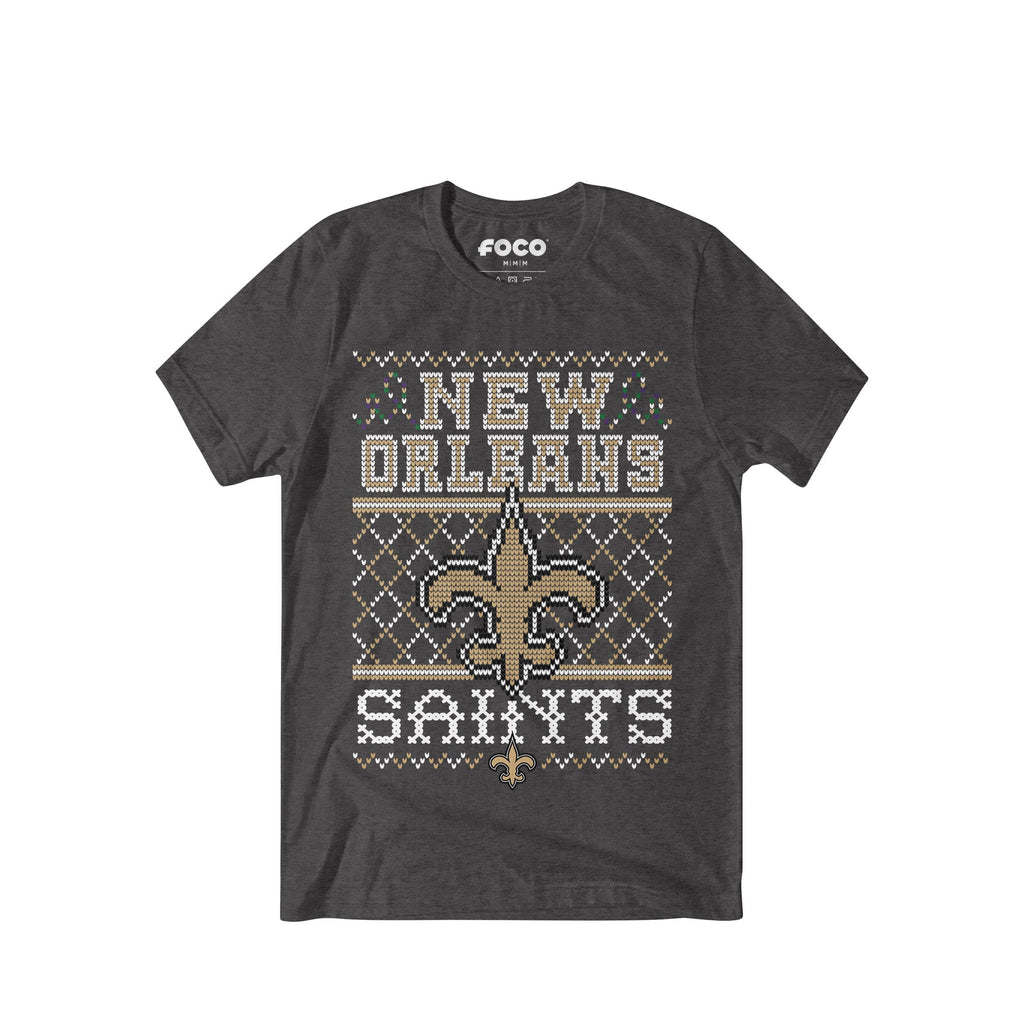 New Orleans Saints Holiday T-Shirt FOCO S - FOCO.com