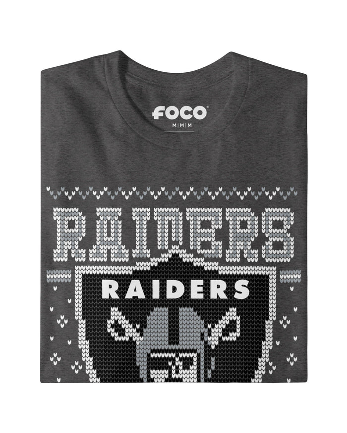 Las Vegas Raiders Holiday T-Shirt FOCO S - FOCO.com