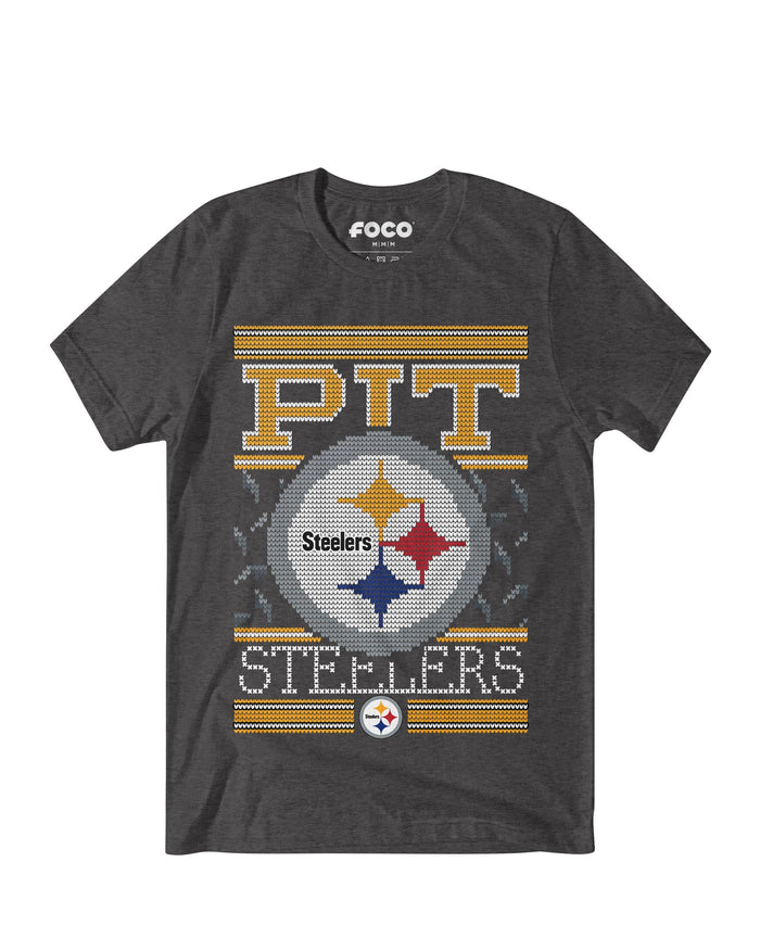 Pittsburgh Steelers Holiday T-Shirt FOCO S - FOCO.com