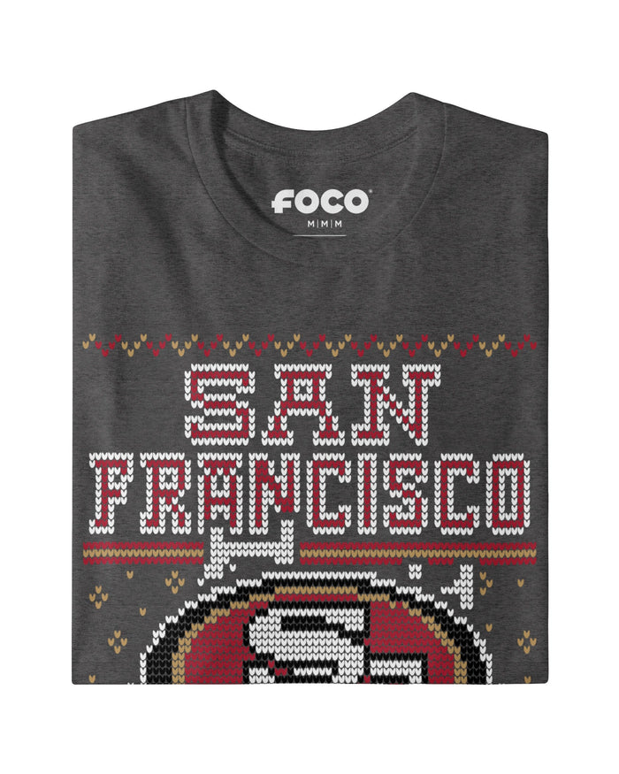 San Francisco 49ers Holiday T-Shirt FOCO S - FOCO.com