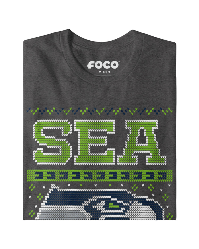Seattle Seahawks Holiday T-Shirt FOCO S - FOCO.com