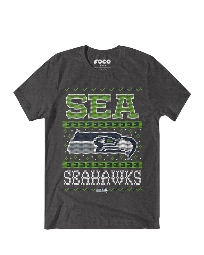 Seattle Seahawks Holiday T-Shirt FOCO S - FOCO.com